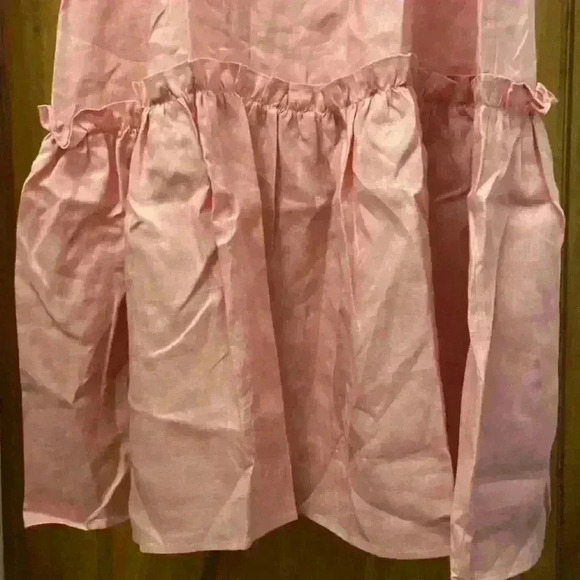Harshman Bloom Maxi Dress in Soft Pink 100% Linen XS NWT - Picture 2 of 8